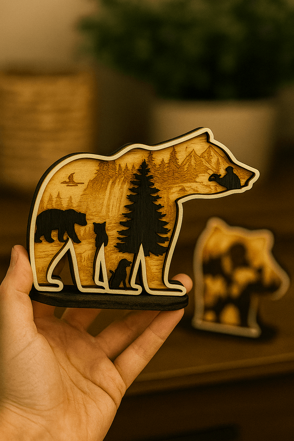 🐻 „Natur pur – Ein Holzdekor, das Geschichten erzählt”
