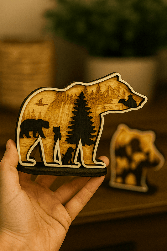 🐻 „Natur pur – Ein Holzdekor, das Geschichten erzählt”