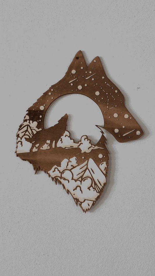 🐺✨ „Magie aus Holz – Dein Natur-Traum als Wandbild”