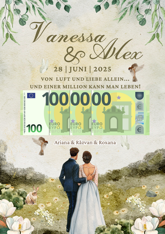 💍 Persönliches Hochzeitsgeschenk – Liebe, Humor & ein Augenzwinkern