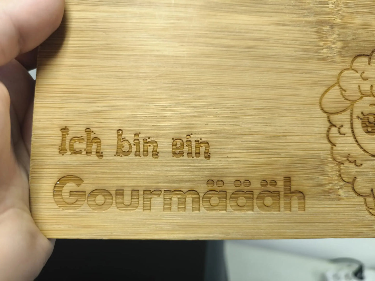 Graviertes Schneidebrett Gourmääh