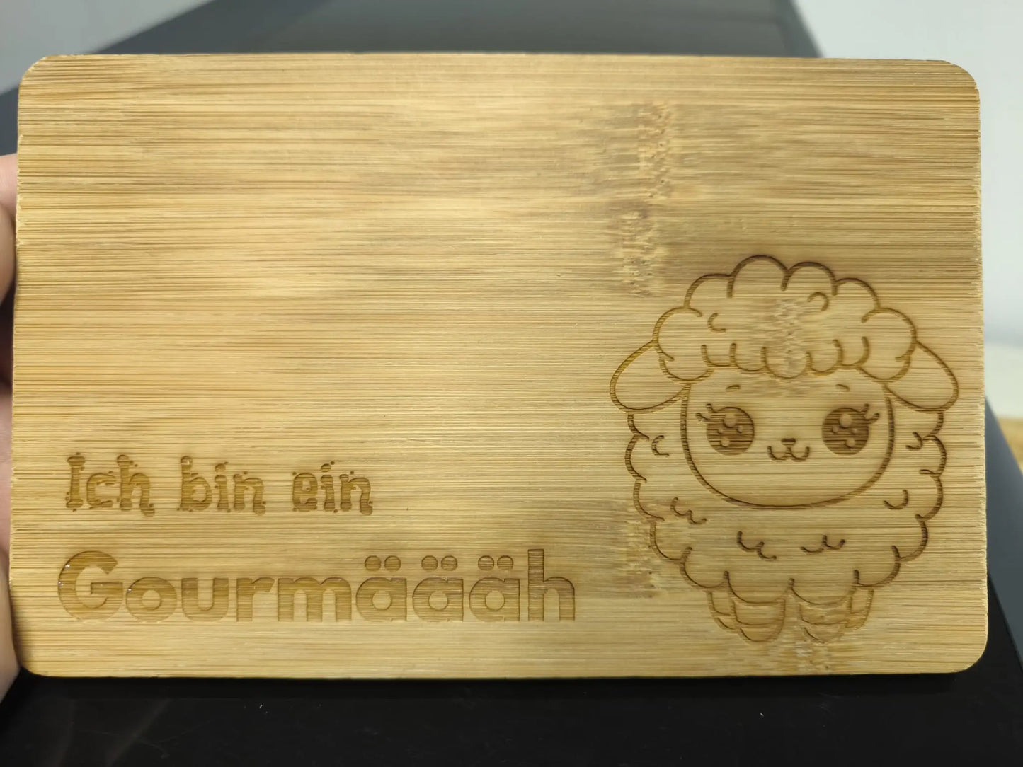 Graviertes Schneidebrett Gourmääh