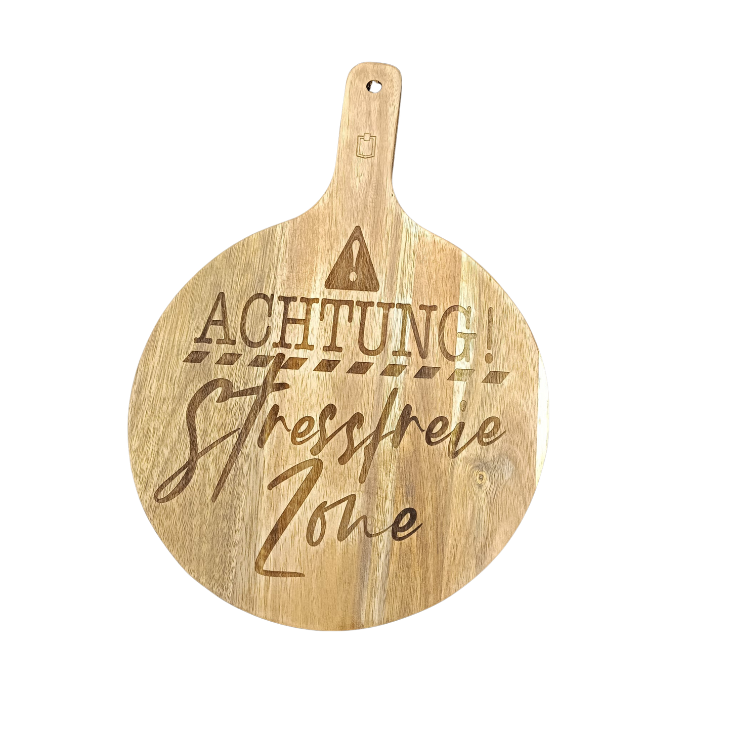 Runde Schneidebretter aus Akazienholz mit Gravur – Küchenbrett in 5 festen Designs