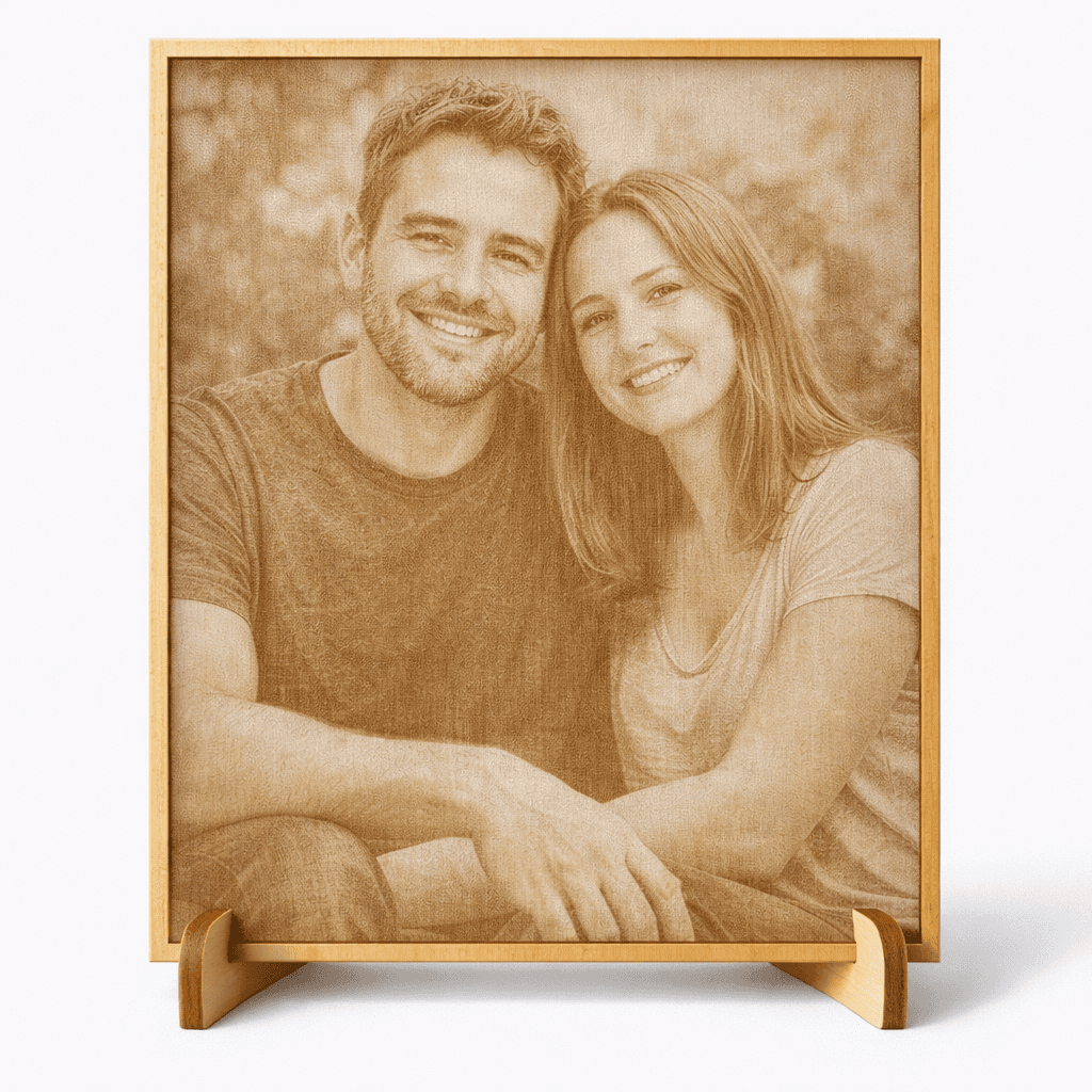 Fotogravur auf Holz – ein persönliches Geschenk, das für immer bleibt