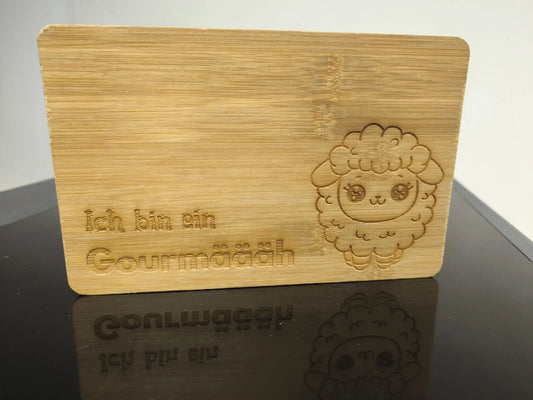 Graviertes Schneidebrett Gourmääh
