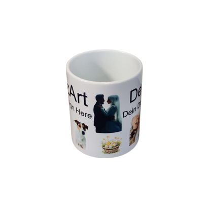 Personalisierte Keramiktasse mit Wunschdesign – Fototasse individuell bedruckbar