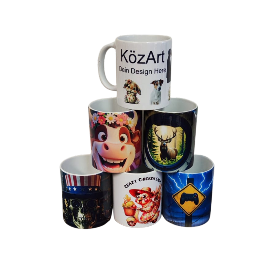 Personalisierte Keramiktasse mit Wunschdesign – Fototasse individuell bedruckbar