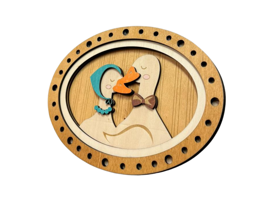 Tierische Osterbilder aus Holz – 3D Holzdeko mit Hase, Ente, Huhn & Schneemann in 7 Varianten